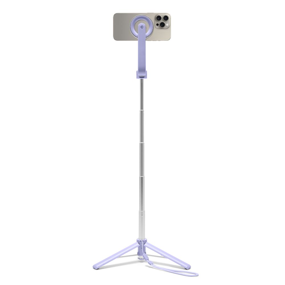 Spigen Spigen 74 cm MagSafe Bluetooth Selfiestick Tripod Lavender - Teknikhallen.se