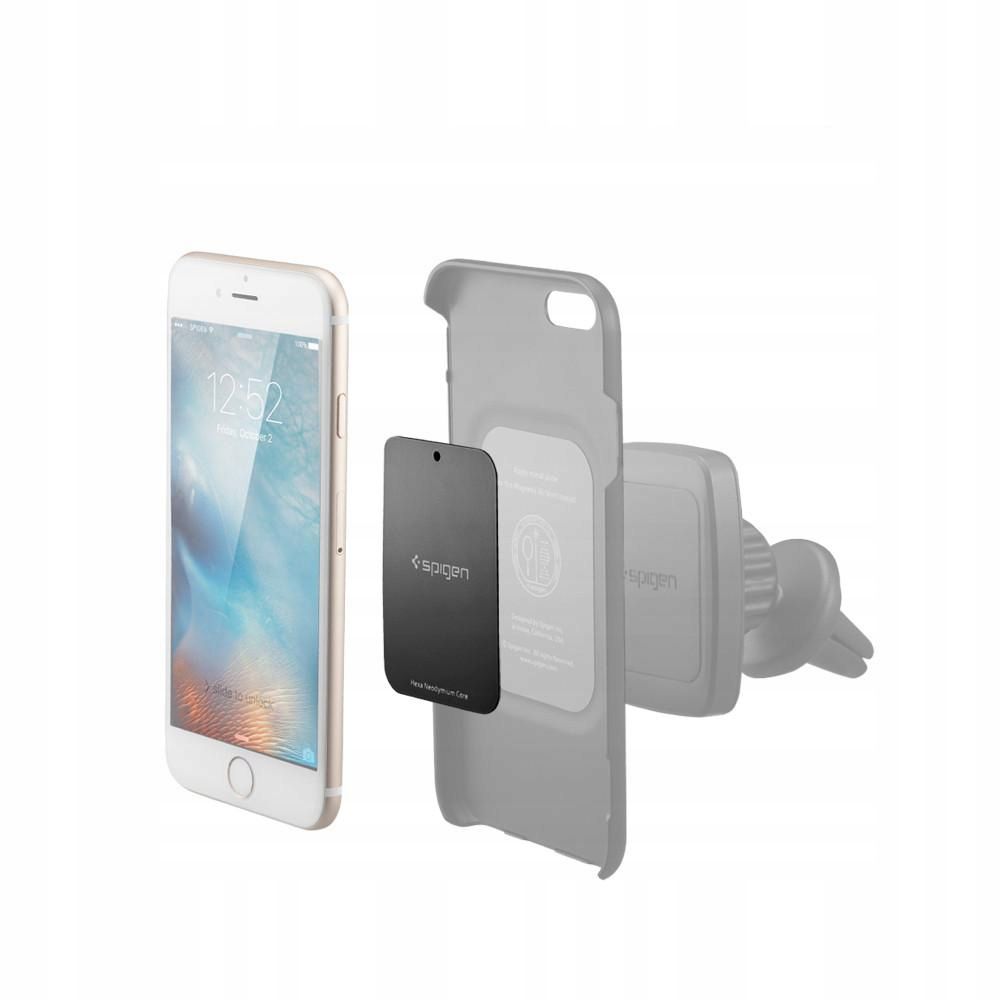 Spigen Spigen 4-PACK Magnetisk Metallplatta Svart - Teknikhallen.se