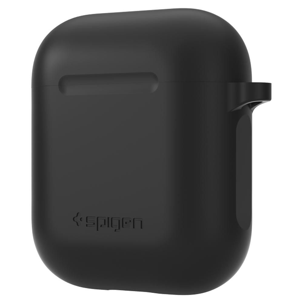 Spigen Spigen AirPods Skal Silicone Fit Svart - Teknikhallen.se