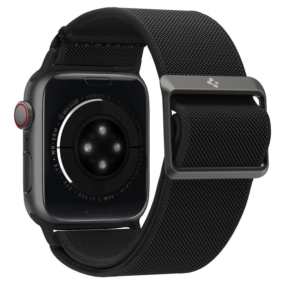 Spigen Spigen Apple Watch 42/44/45/46/49 mm Armband Fit Lite Svart - Teknikhallen.se