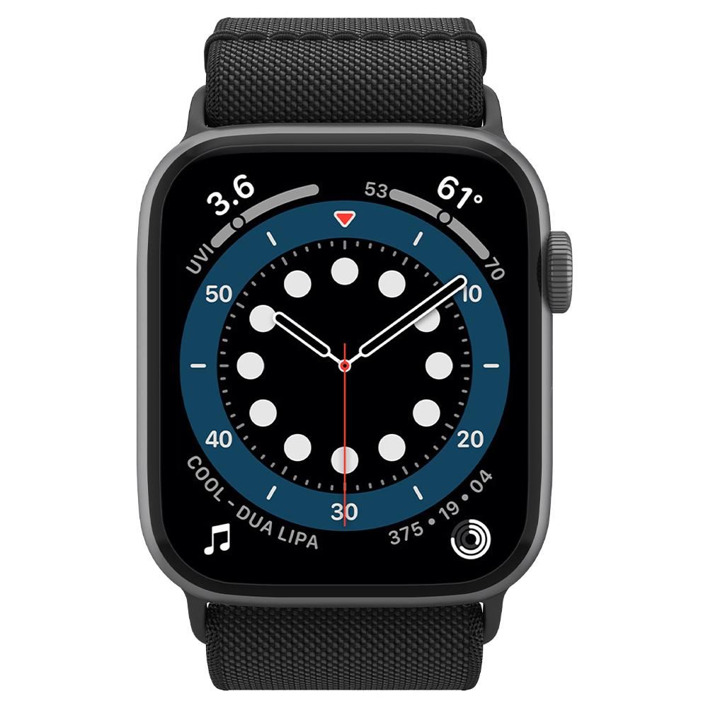 Spigen Spigen Apple Watch 42/44/45/46/49 mm Armband Fit Lite Svart - Teknikhallen.se