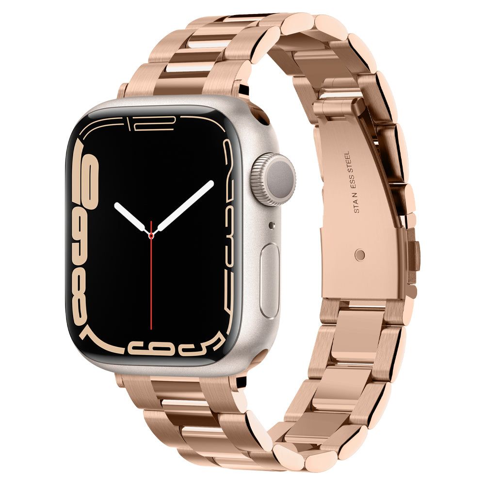 Spigen Spigen Apple Watch 38/40/41/42 mm Armband Modern Fit Roséguld - Teknikhallen.se