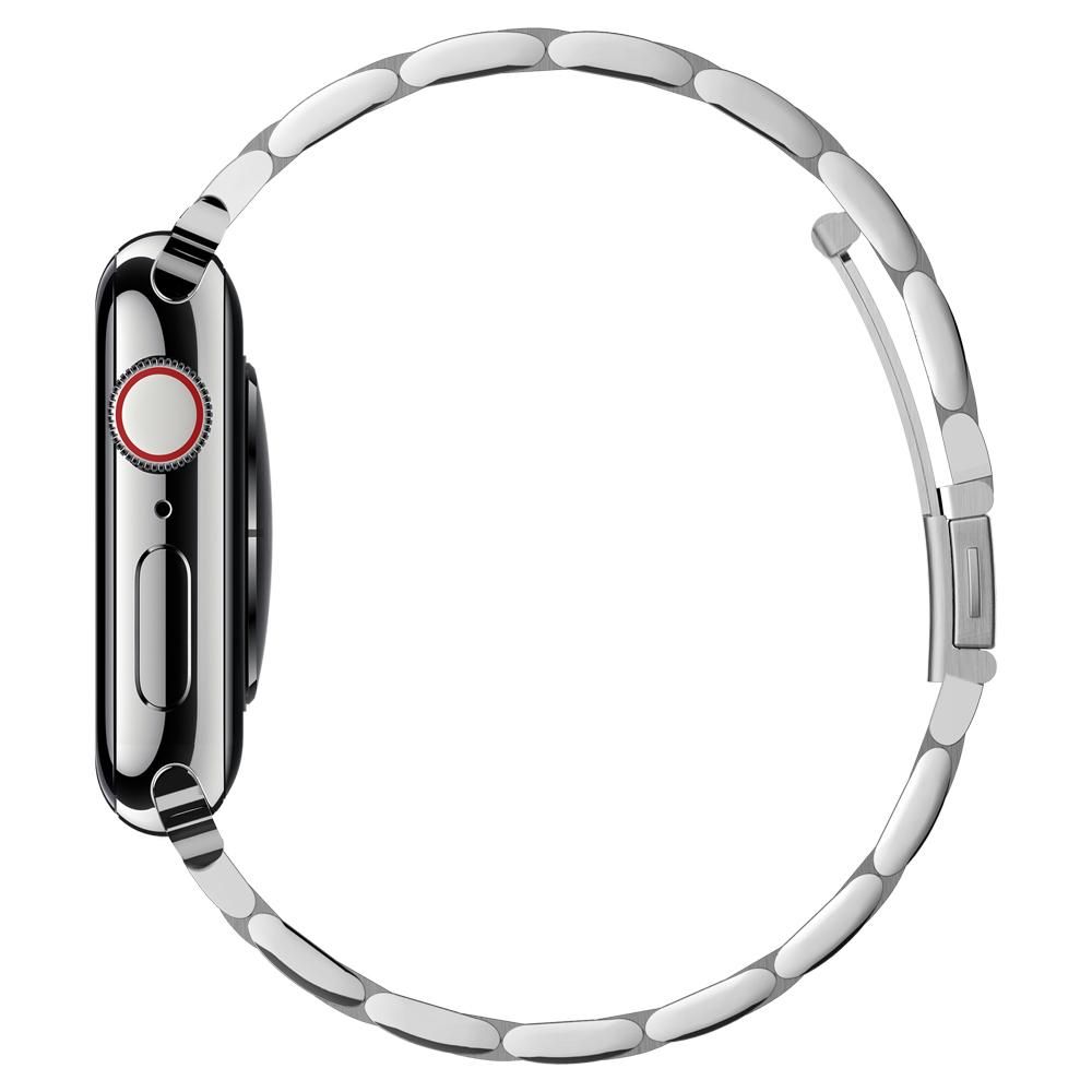 Spigen Spigen Apple Watch 38/40/41/42 mm Armband Modern Fit Silver - Teknikhallen.se