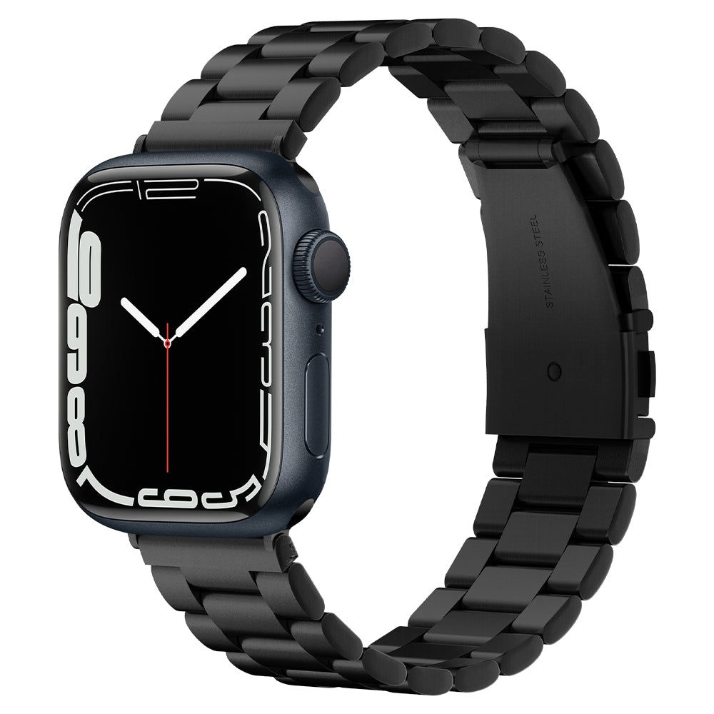 Spigen Spigen Apple Watch 42/44/45/46/49 mm Armband Modern Fit Svart - Teknikhallen.se