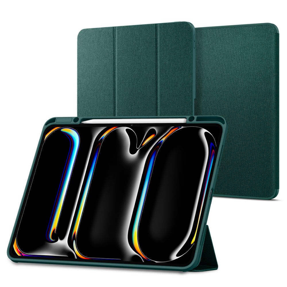 Spigen Spigen iPad Pro 13 2024 Fodral Urban Fit Midnight Green - Teknikhallen.se