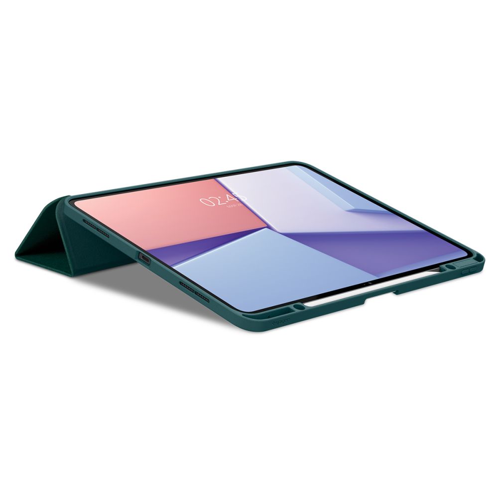 Spigen Spigen iPad Pro 13 2024 Fodral Urban Fit Midnight Green - Teknikhallen.se