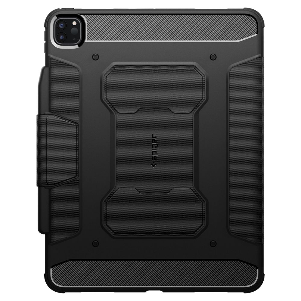 Spigen Spigen iPad Pro 13 2024 Fodral Rugged Armor 'Pro' Svart - Teknikhallen.se