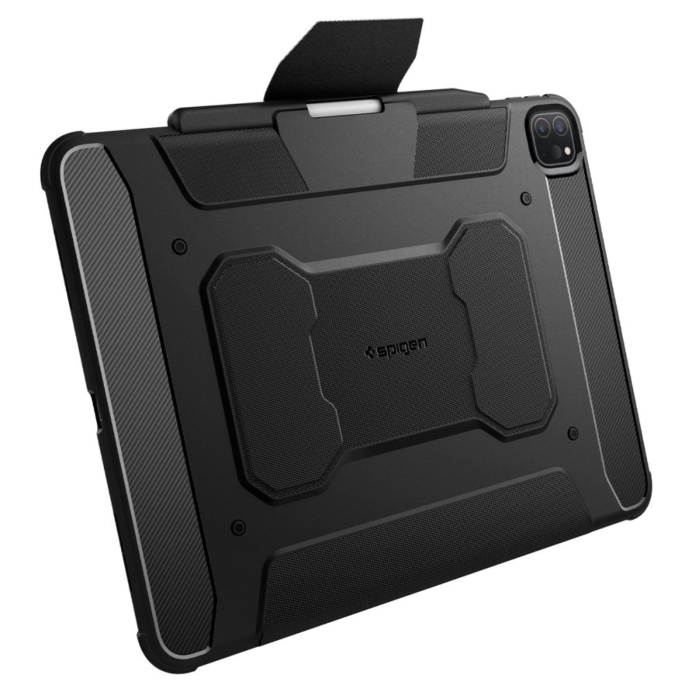 Spigen Spigen iPad Pro 13 2024 Fodral Rugged Armor 'Pro' Svart - Teknikhallen.se