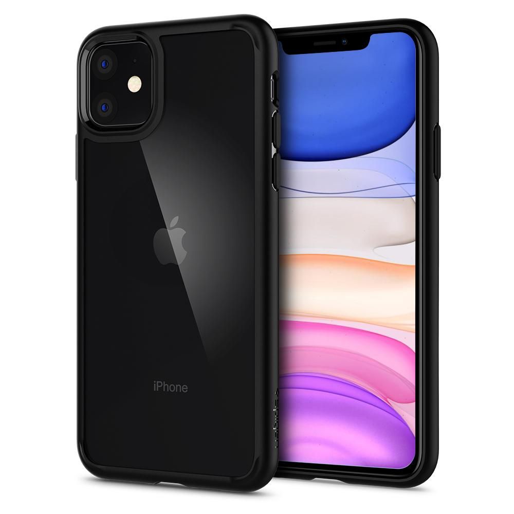 Spigen Spigen iPhone 11 Skal Ultra Hybrid Matt Svart - Teknikhallen.se