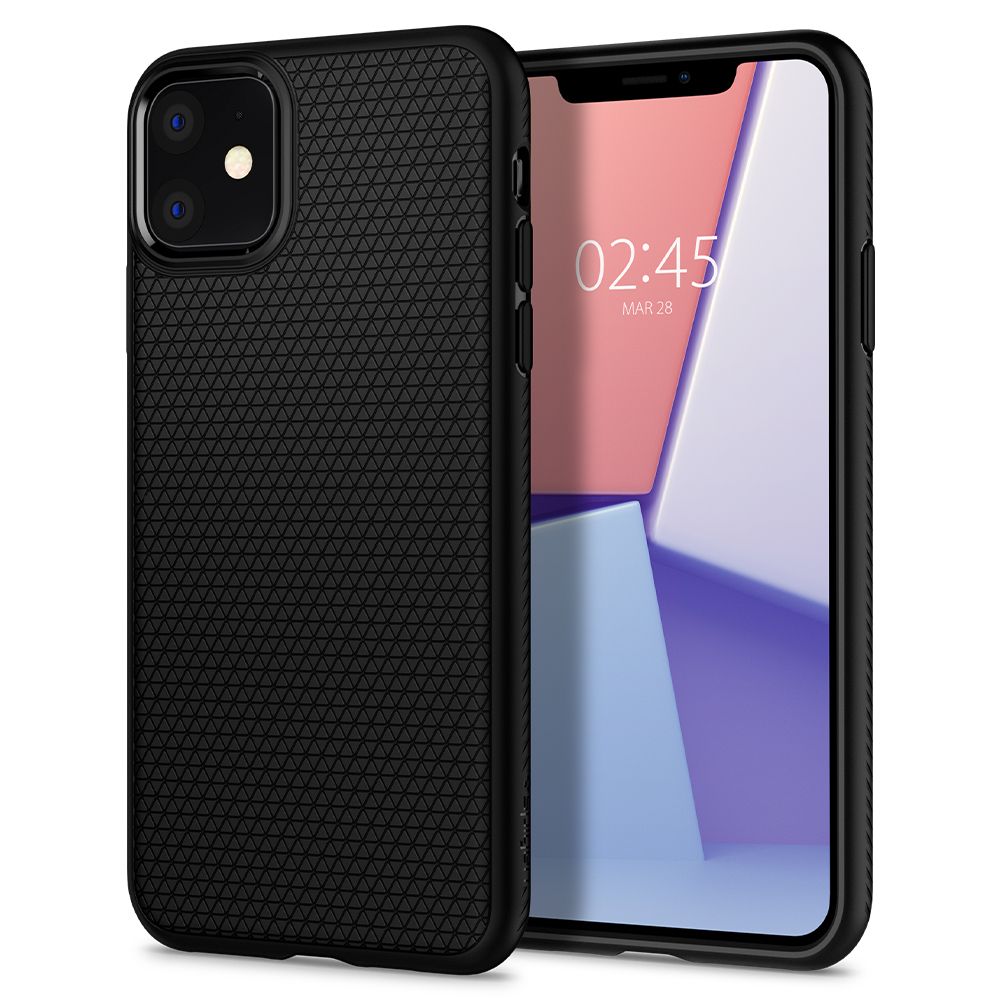 Spigen Spigen iPhone 11 Skal Liquid Air Matt Svart - Teknikhallen.se