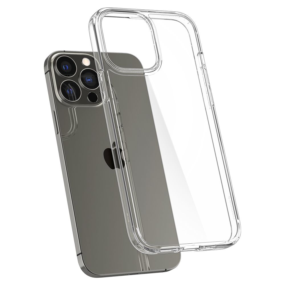 Spigen Spigen iPhone 13 Pro Skal Ultra Hybrid Crystal Clear - Teknikhallen.se