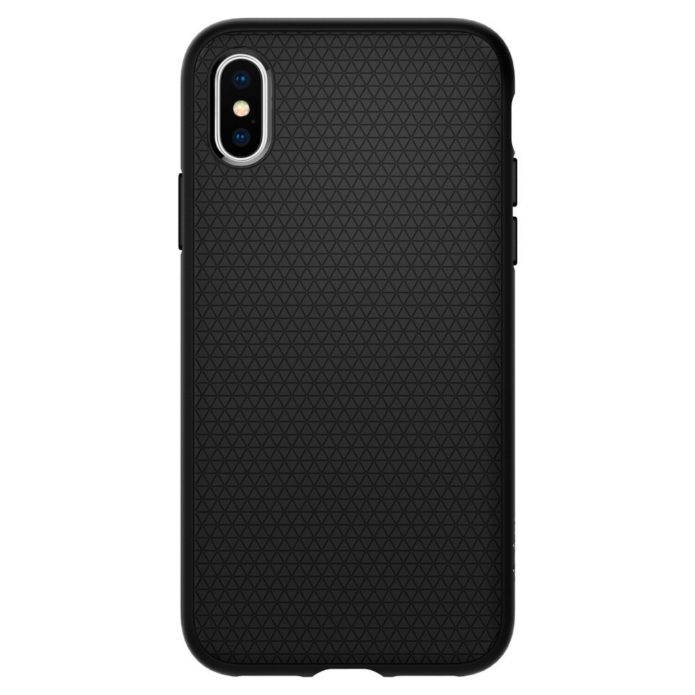 Spigen Spigen iPhone X/Xs Skal Liquid Air Matt Svart - Teknikhallen.se