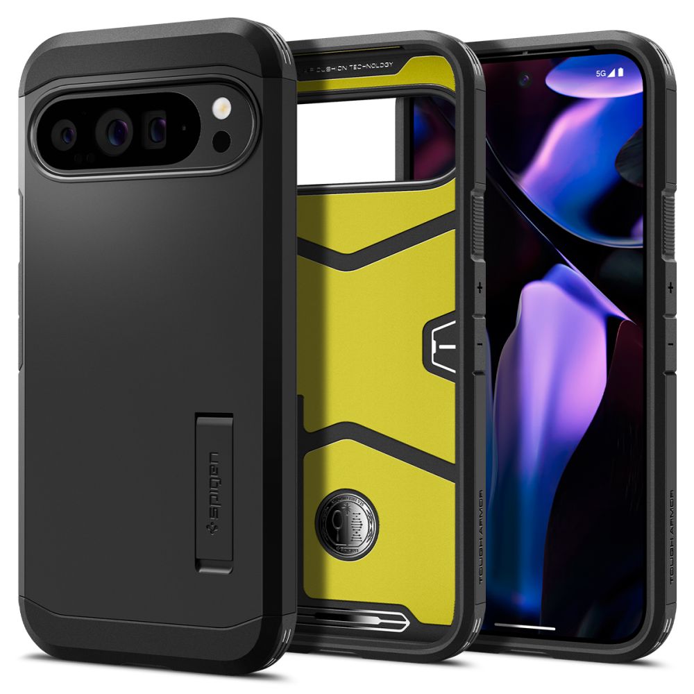 Spigen Spigen Google Pixel 9 Pro XL Skal Tough Armor Black - Teknikhallen.se