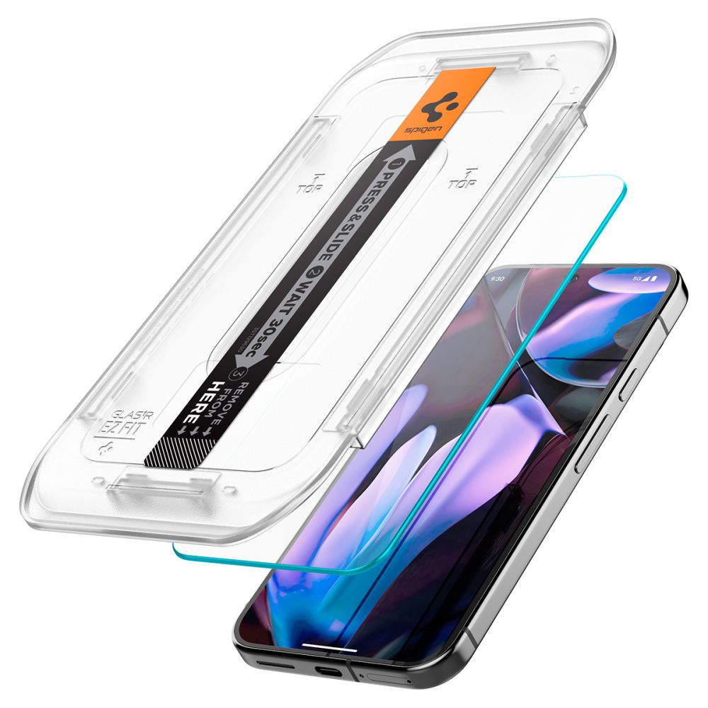 Spigen Spigen Google Pixel 9/9 Pro 2-PACK Skärmskydd Glas.tR 