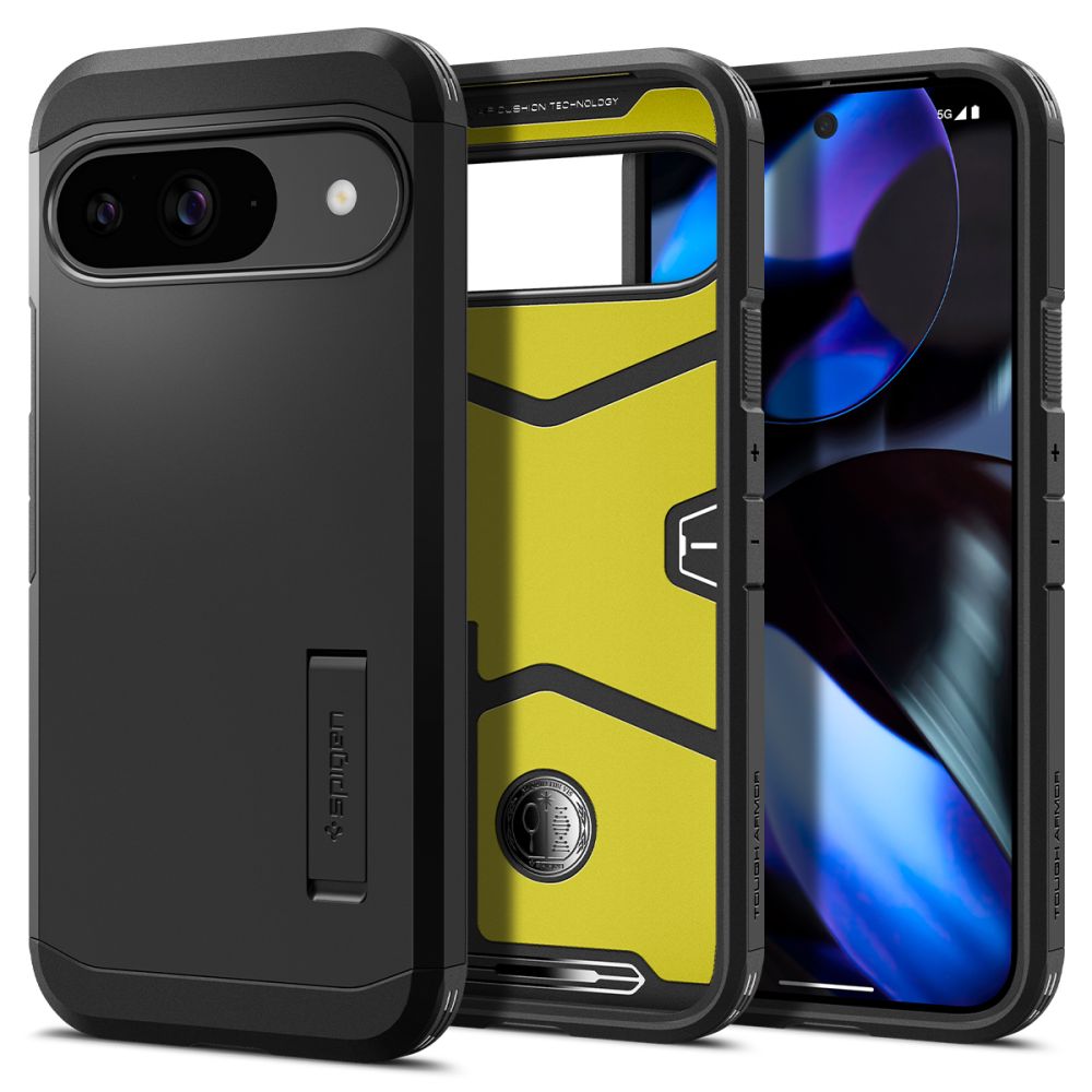 Spigen Spigen Google Pixel 9/9 Pro Skal Tough Armor Svart - Teknikhallen.se