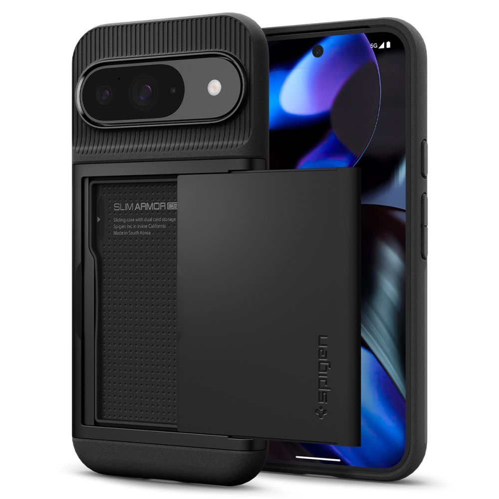 Spigen Spigen Google Pixel 9/9 Pro Skal Slim Armor CS Svart - Teknikhallen.se