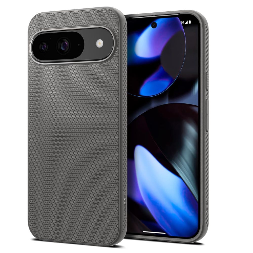 Spigen Spigen Google Pixel 9/9 Pro Skal Liquid Air Marble Grey - Teknikhallen.se