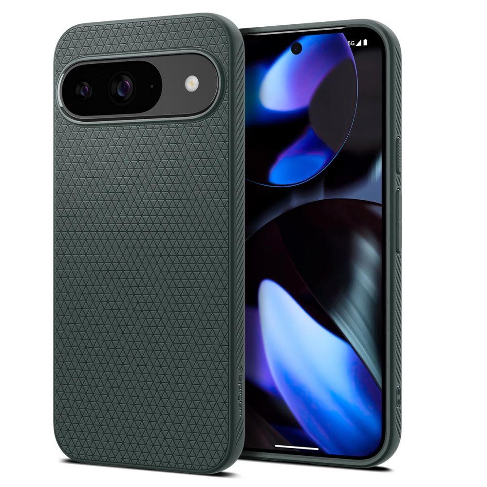 Spigen Spigen Google Pixel 9/9 Pro Skal Liquid Air Abyss Green - Teknikhallen.se