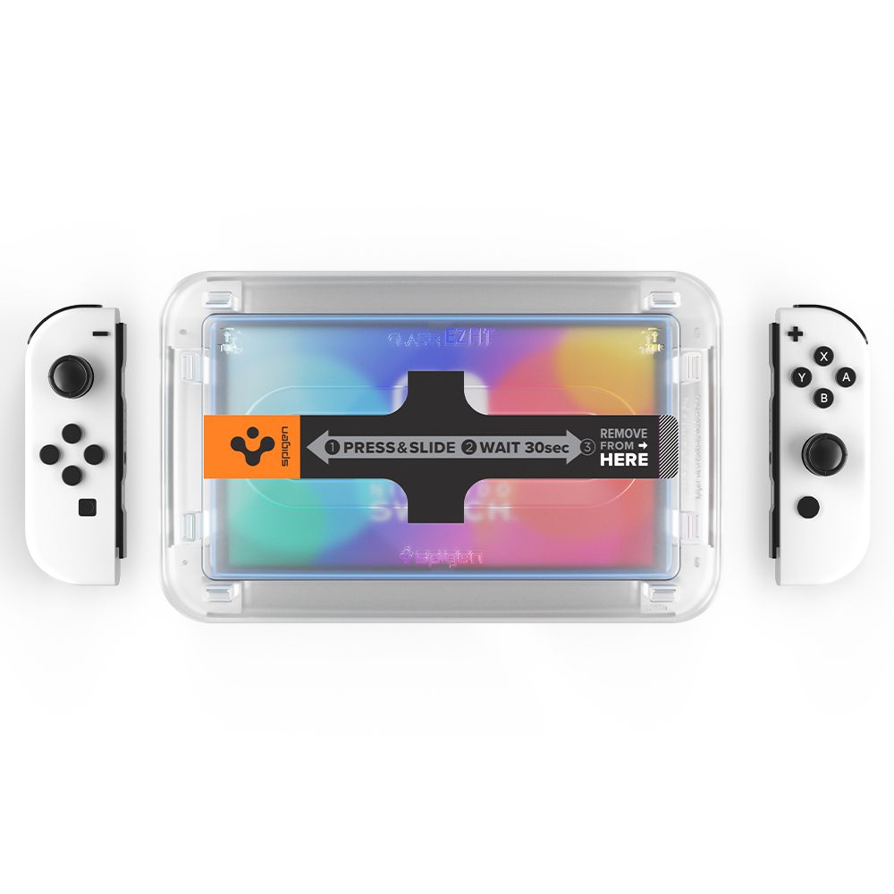 Spigen Spigen Nintendo Switch OLED Skärmskydd GLAS.tR 