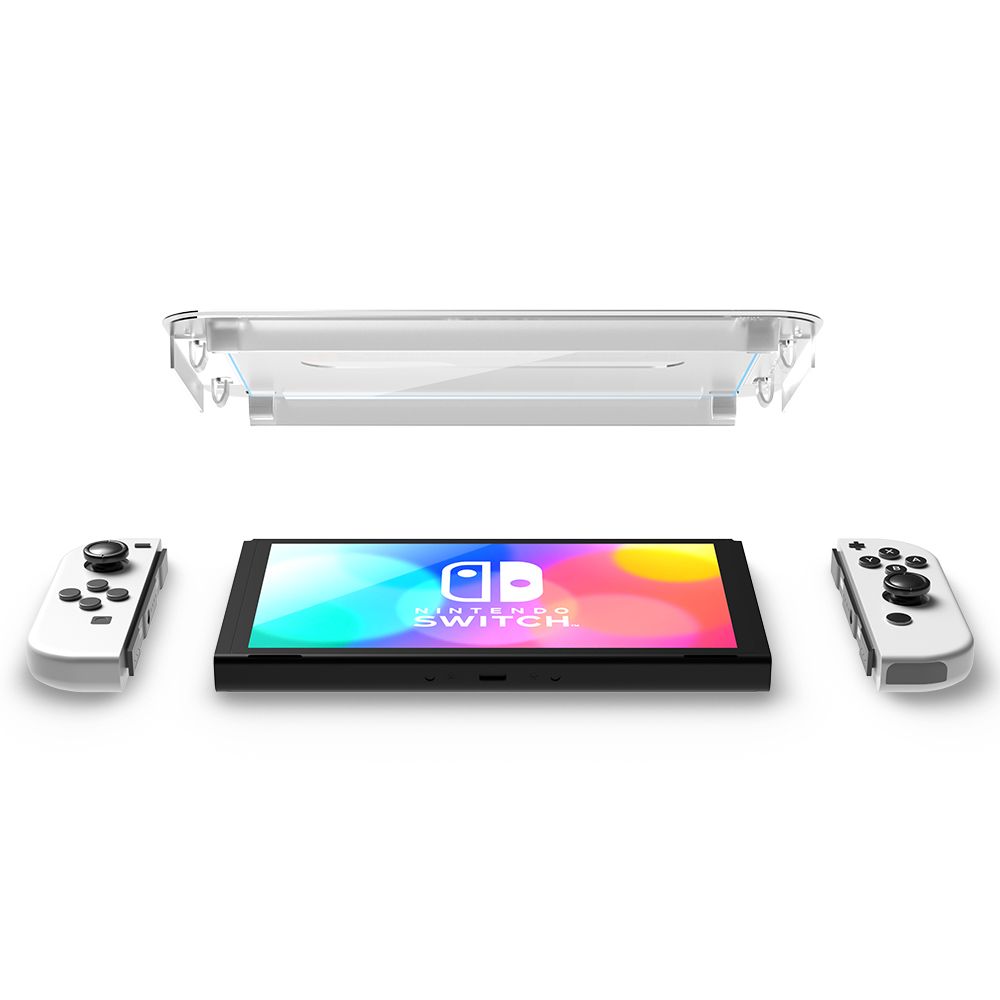 Spigen Spigen Nintendo Switch OLED Skärmskydd GLAS.tR 