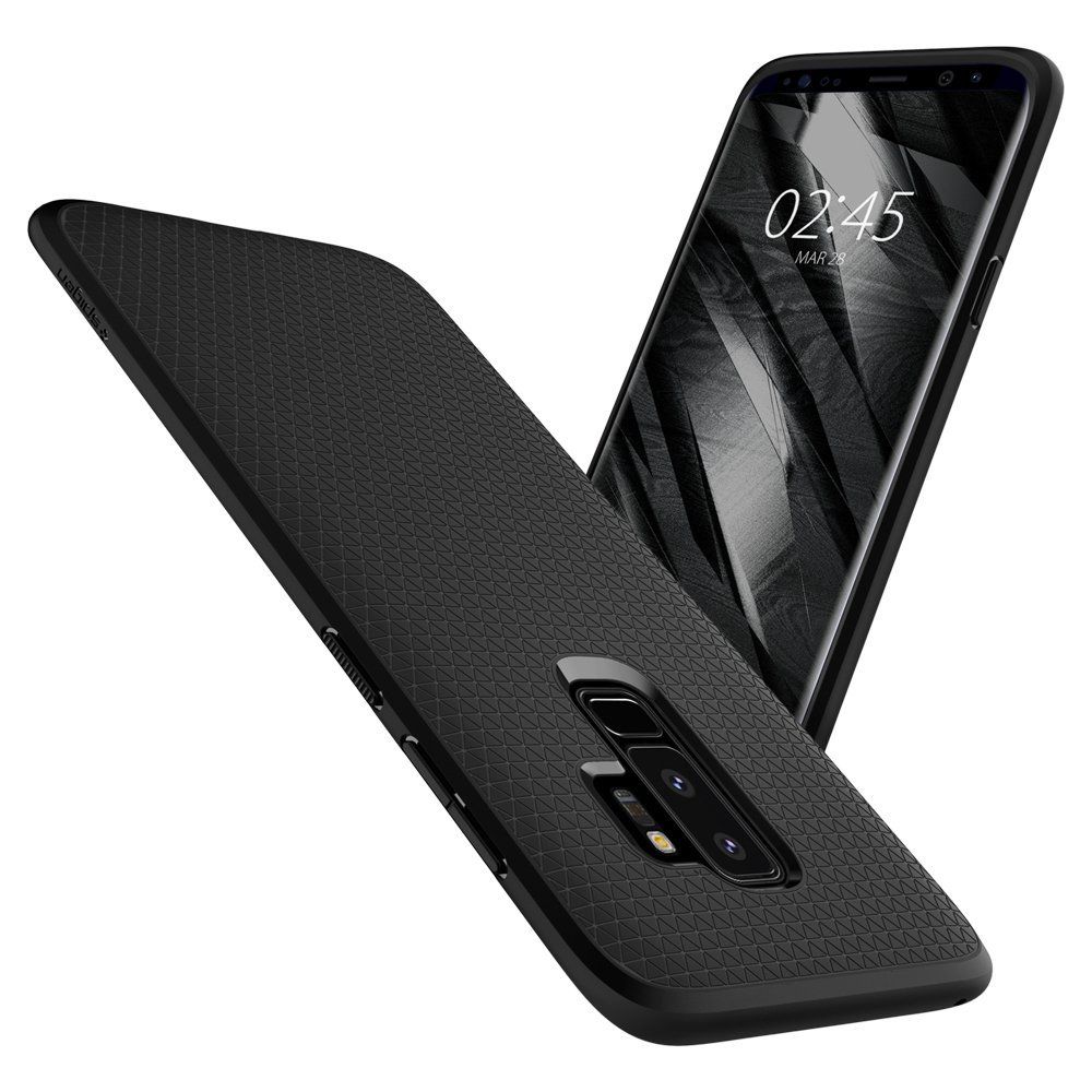 Spigen Spigen Samsung Galaxy S9 Plus Skal Liquid Air Svart - Teknikhallen.se