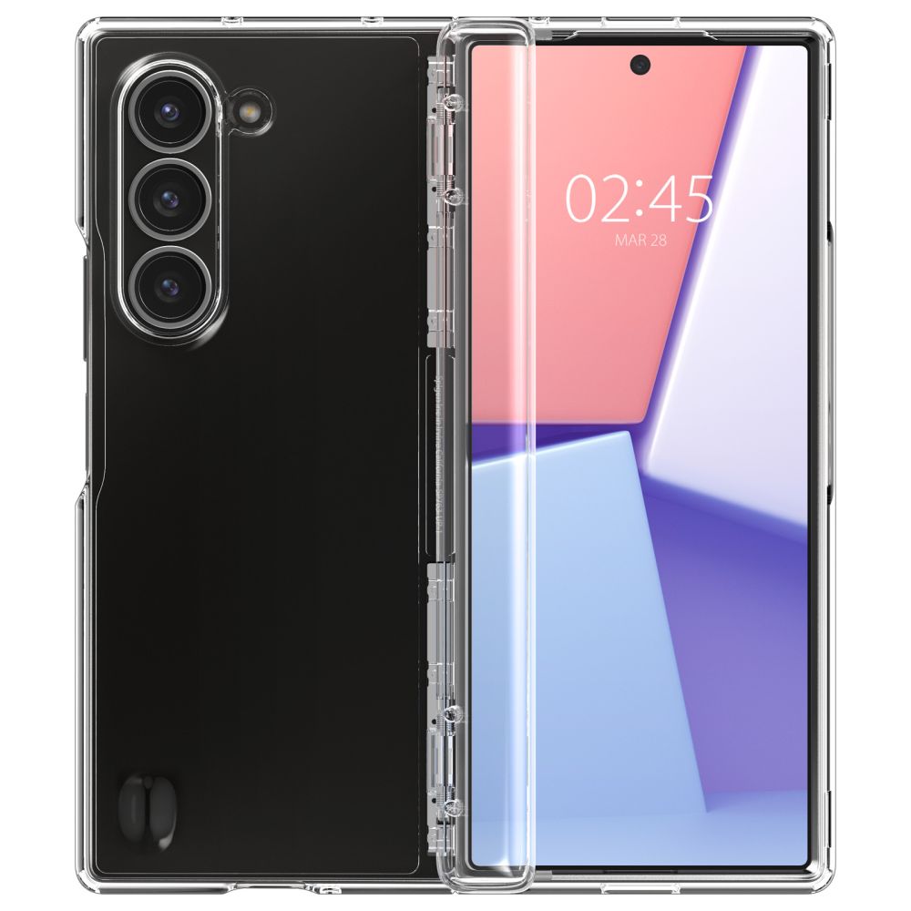 Spigen Spigen Samsung Galaxy Z Fold 6 Skal Ultra Hybrid Pro Crystal Clear - Teknikhallen.se