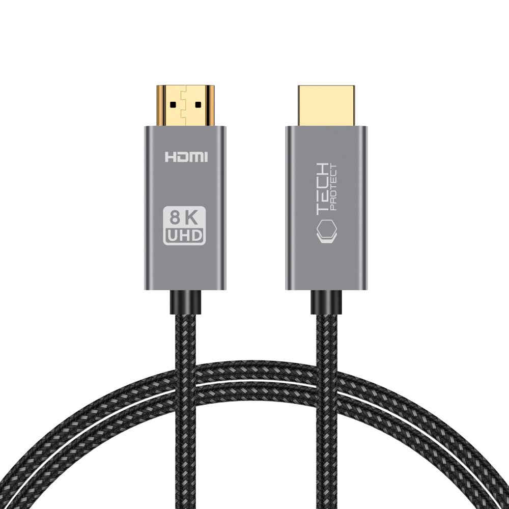 Tech-Protect Tech-Protect 1 m 8K 60Hz/4K 120Hz HDMI-HDMI Kabel UltraBoost - Teknikhallen.se