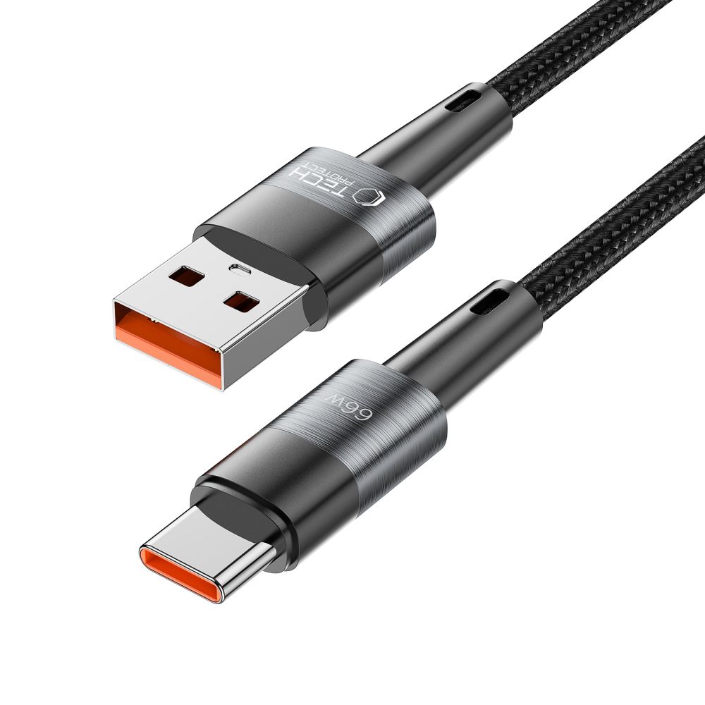 Tech-Protect Tech-Protect 0.5 m 66W/6A USB-C Kabel UltraBoost Grå - Teknikhallen.se