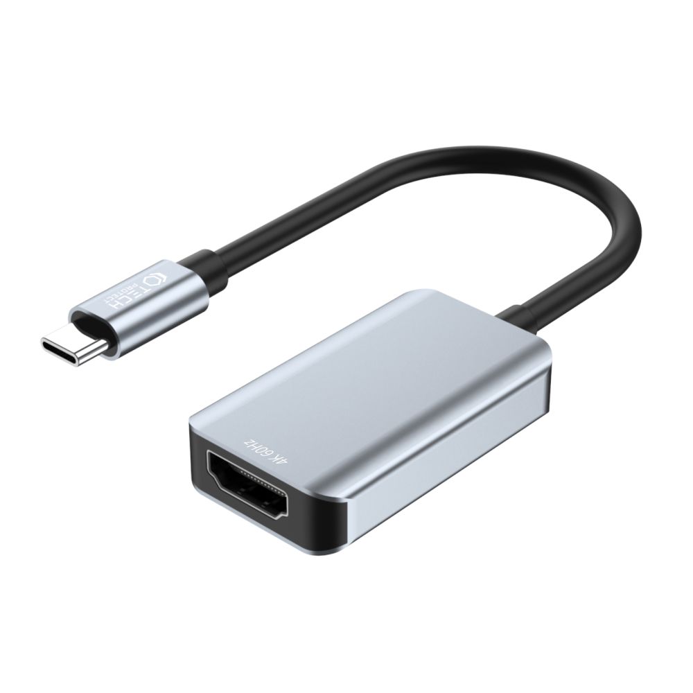 Tech-Protect Tech-Protect USB-C-HDMI 4K 60Hz Adapter UltraBoost Svart - Teknikhallen.se