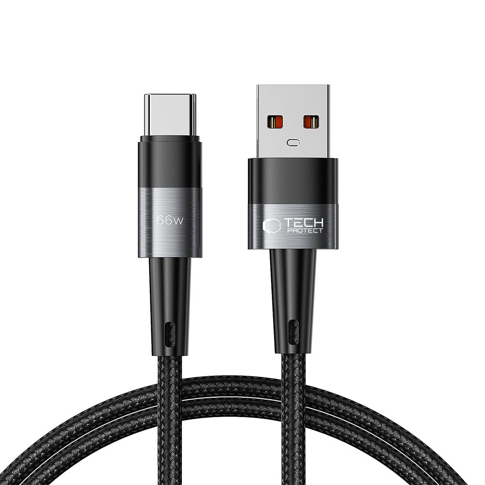 Tech-Protect Tech-Protect 1 m 66/6A USB-C Kabel UltraBoost Grå - Teknikhallen.se