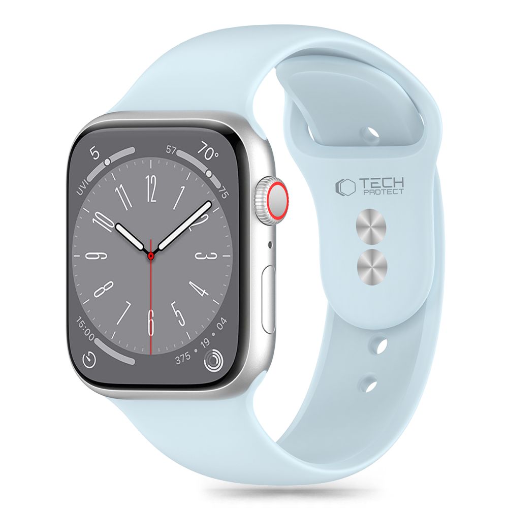 Tech-Protect Tech-Protect Apple Watch 38/40/41/42 mm Armband Silikon Sky - Teknikhallen.se