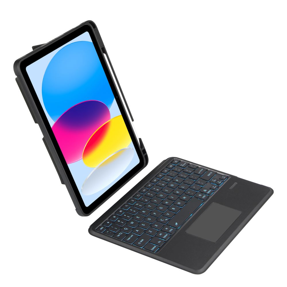 Tech-Protect Tech-Protect iPad 10.9 2022 Fodral SmartCase Tangentbord Svart - Teknikhallen.se