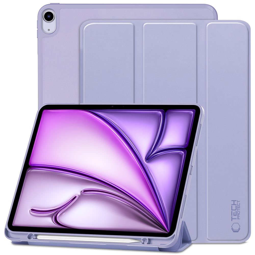 Tech-Protect Tech-Protect iPad Air 13 2024 Fodral SmartCase Pennhållare Violet - Teknikhallen.se