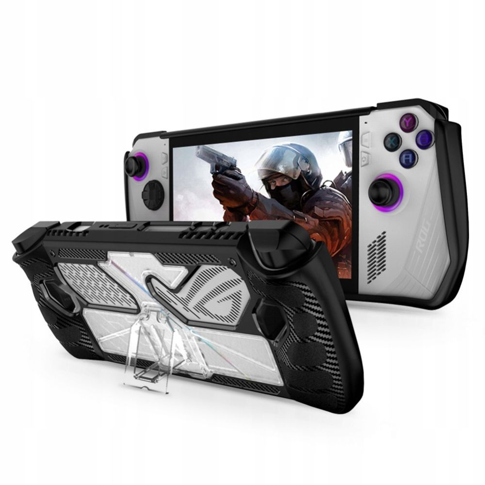 Tech-Protect Tech-Protect ASUS ROG Ally Skal Defense Svart / Transparent - Teknikhallen.se