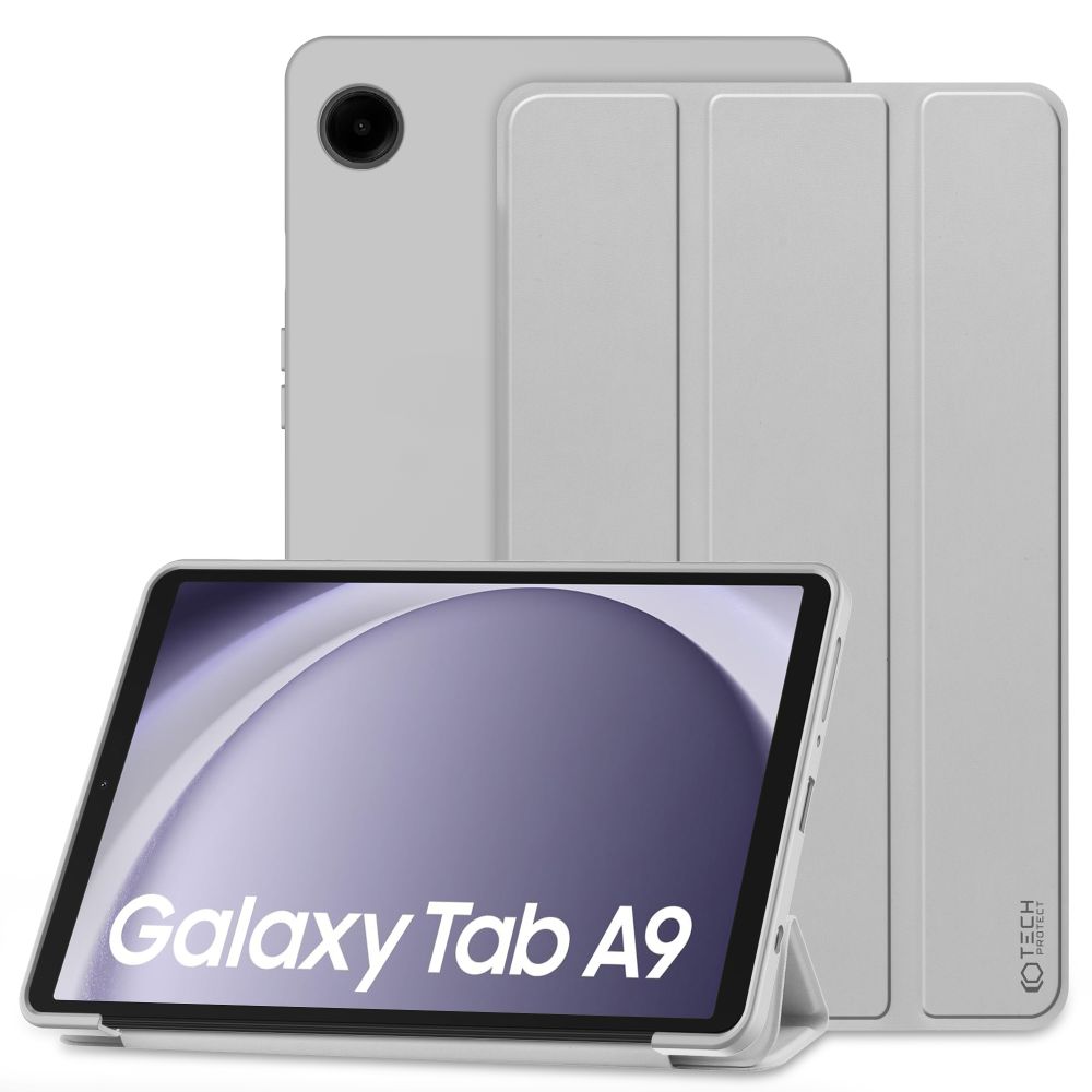 Tech-Protect Tech-Protect Galaxy Tab A9 Fodral SmartCase Grå - Teknikhallen.se