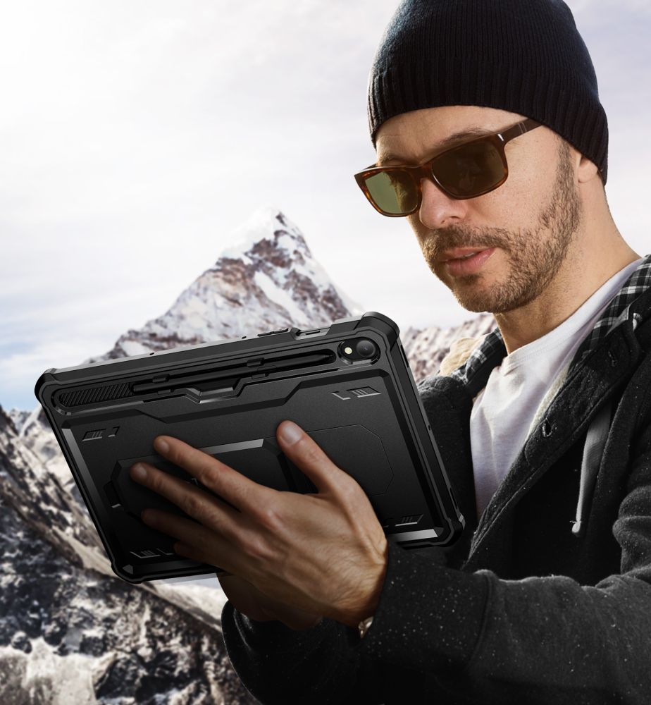 Tech-Protect Tech-Protect Galaxy Tab S9 Skal Kevlar Pro Svart - Teknikhallen.se