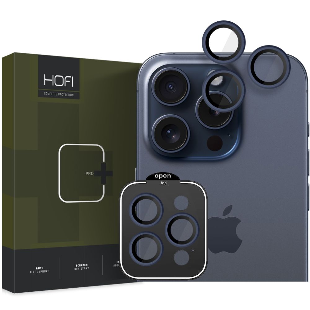 HOFI HOFI iPhone 15 Pro Max/15 Pro Linsskydd CamRing Pro+ Navy - Teknikhallen.se