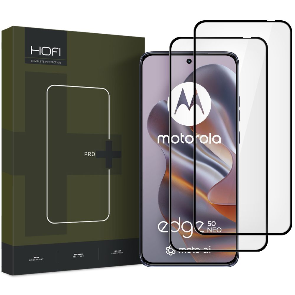 HOFI HOFI Motorola Edge 50 Neo 2-PACK Skärmskydd Pro+ Heltäckande - Teknikhallen.se