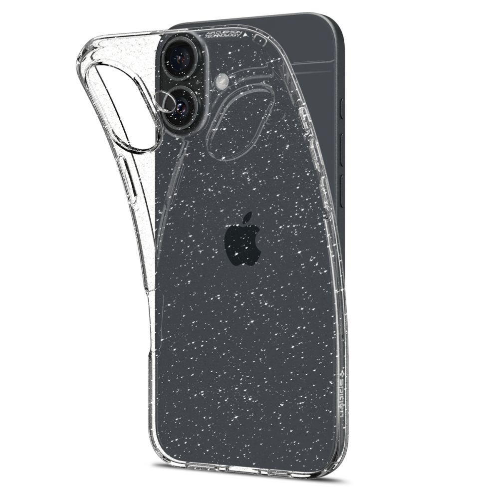 Spigen Spigen iPhone 16 Plus Skal Liquid Crystal Glitter - Teknikhallen.se