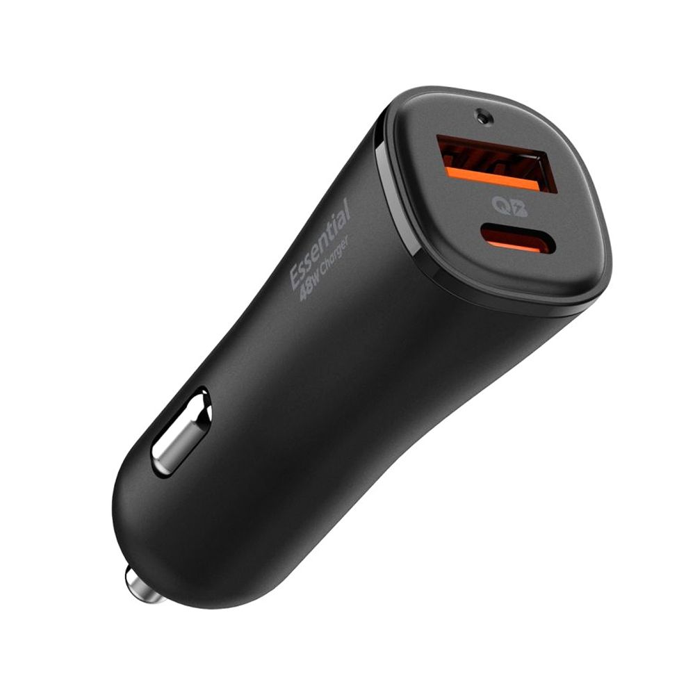 Spigen Spigen 50W Billaddare USB-C/USB-A ArcStation Svart - Teknikhallen.se