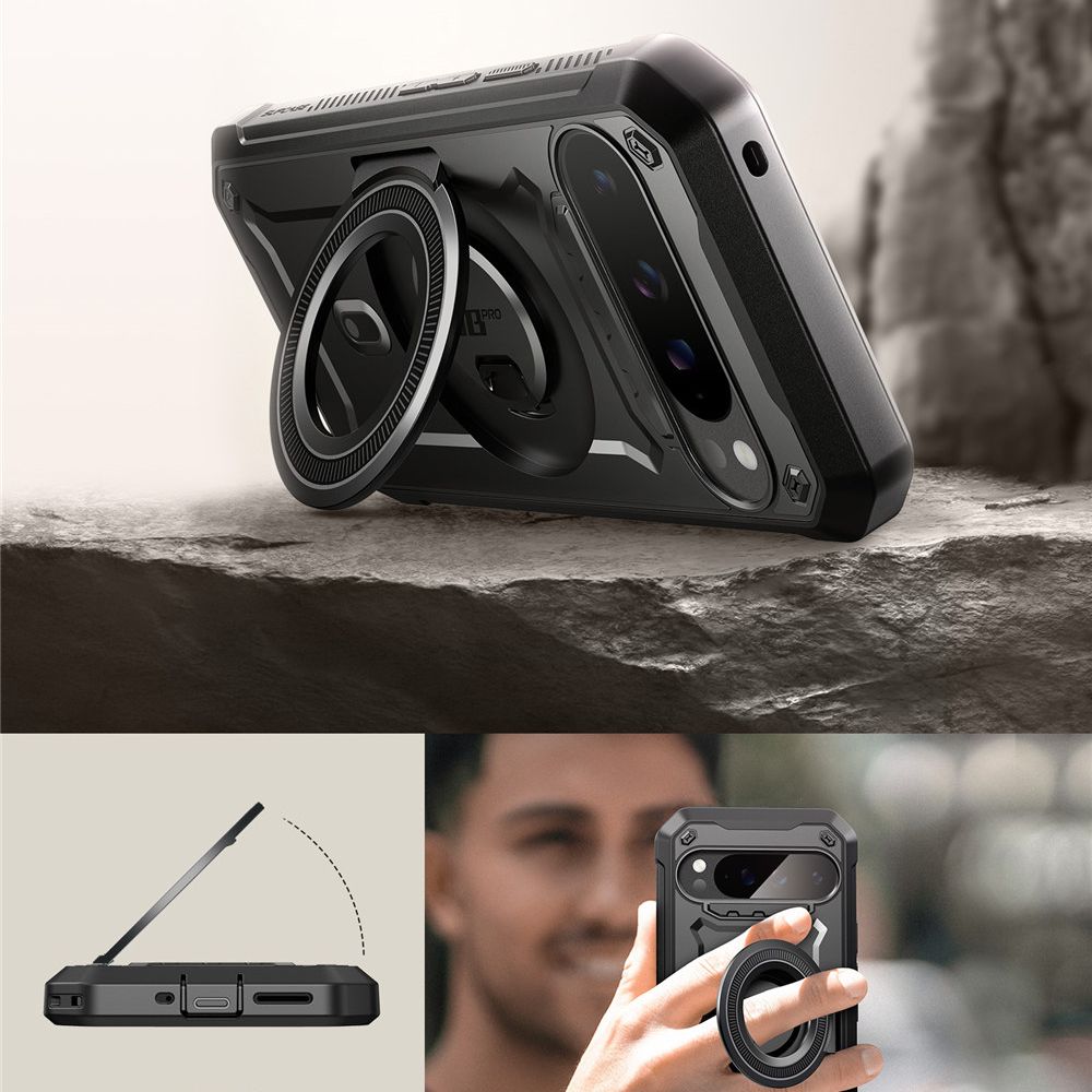 Supcase Supcase Google Pixel 9 Pro XL Skal MagSafe Unicorn Beetle Pro Svart - Teknikhallen.se