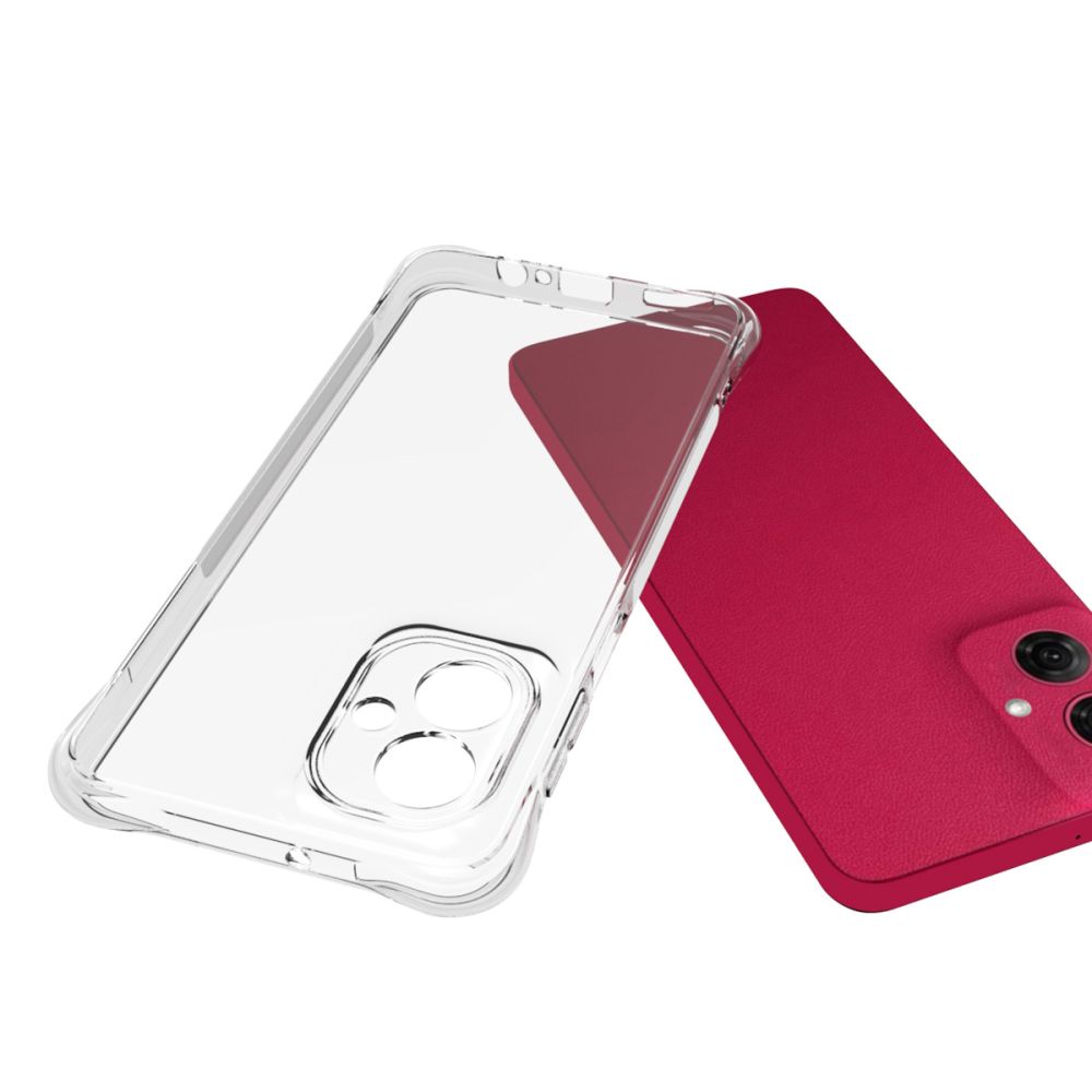 Tech-Protect Tech-Protect Motorola Moto G55 5G Skal FlexAir Pro Transparent - Teknikhallen.se