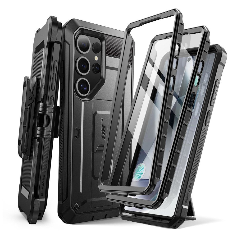 Supcase Supcase Galaxy S25 Ultra Skal 2-SET Unicorn Beetle Pro Svart - Teknikhallen.se