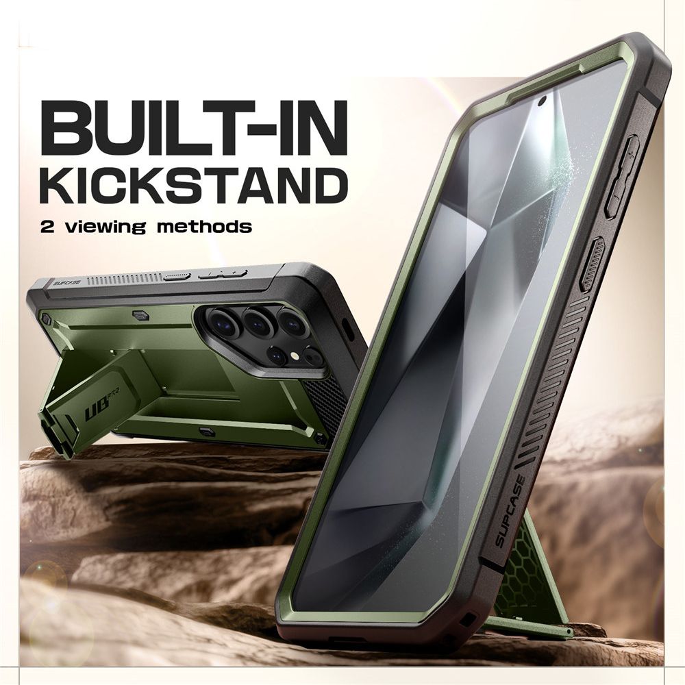 Supcase Supcase Galaxy S25 Ultra Skal 2-SET Unicorn Beetle Pro Guldan - Teknikhallen.se