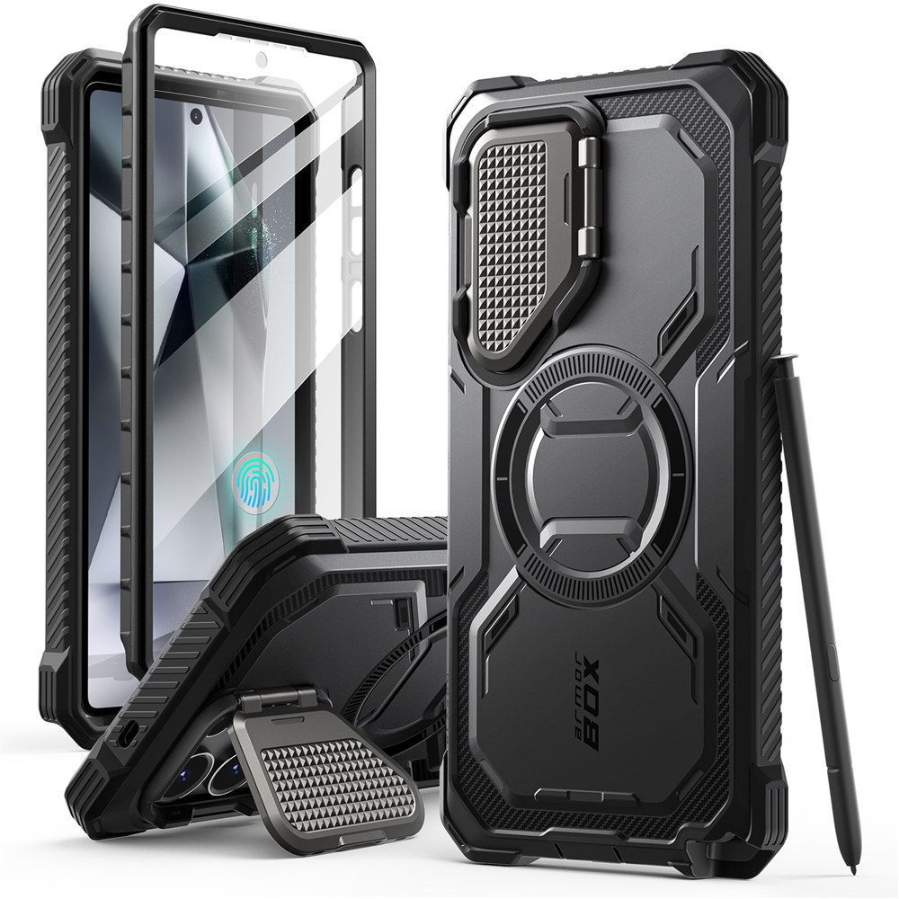 Supcase Supcase Galaxy S25 Ultra Skal MagSafe Iblsn ArmorBox Svart - Teknikhallen.se