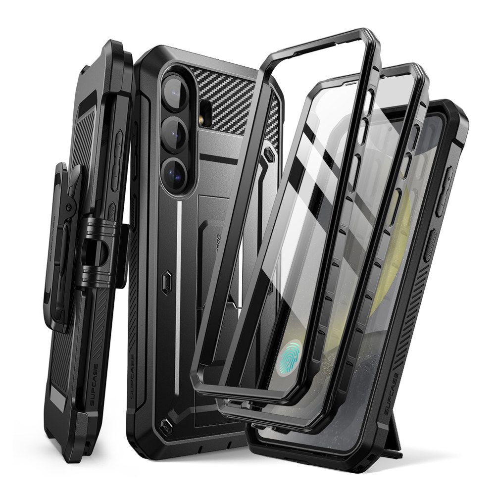 Supcase Supcase Galaxy S25 Plus Skal 2-SET Unicorn Beetle Pro Svart - Teknikhallen.se