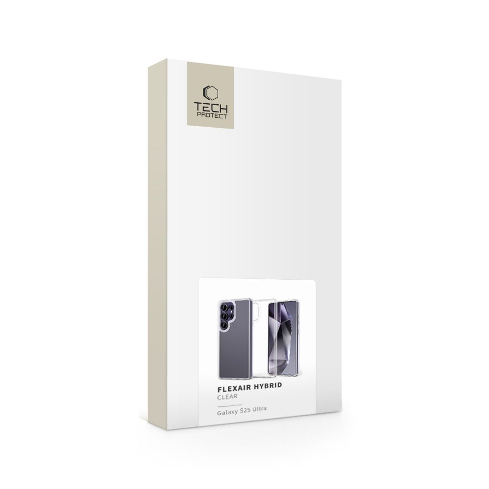 Tech-Protect Tech-Protect Galaxy S25 Ultra Skal FlexAir Hybrid Transparent - Teknikhallen.se