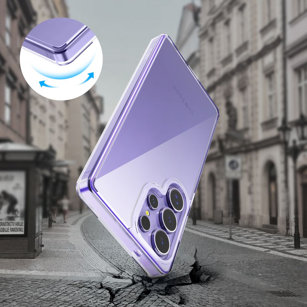 Tech-Protect Tech-Protect Galaxy S25 Ultra Skal FlexAir Hybrid Transparent - Teknikhallen.se