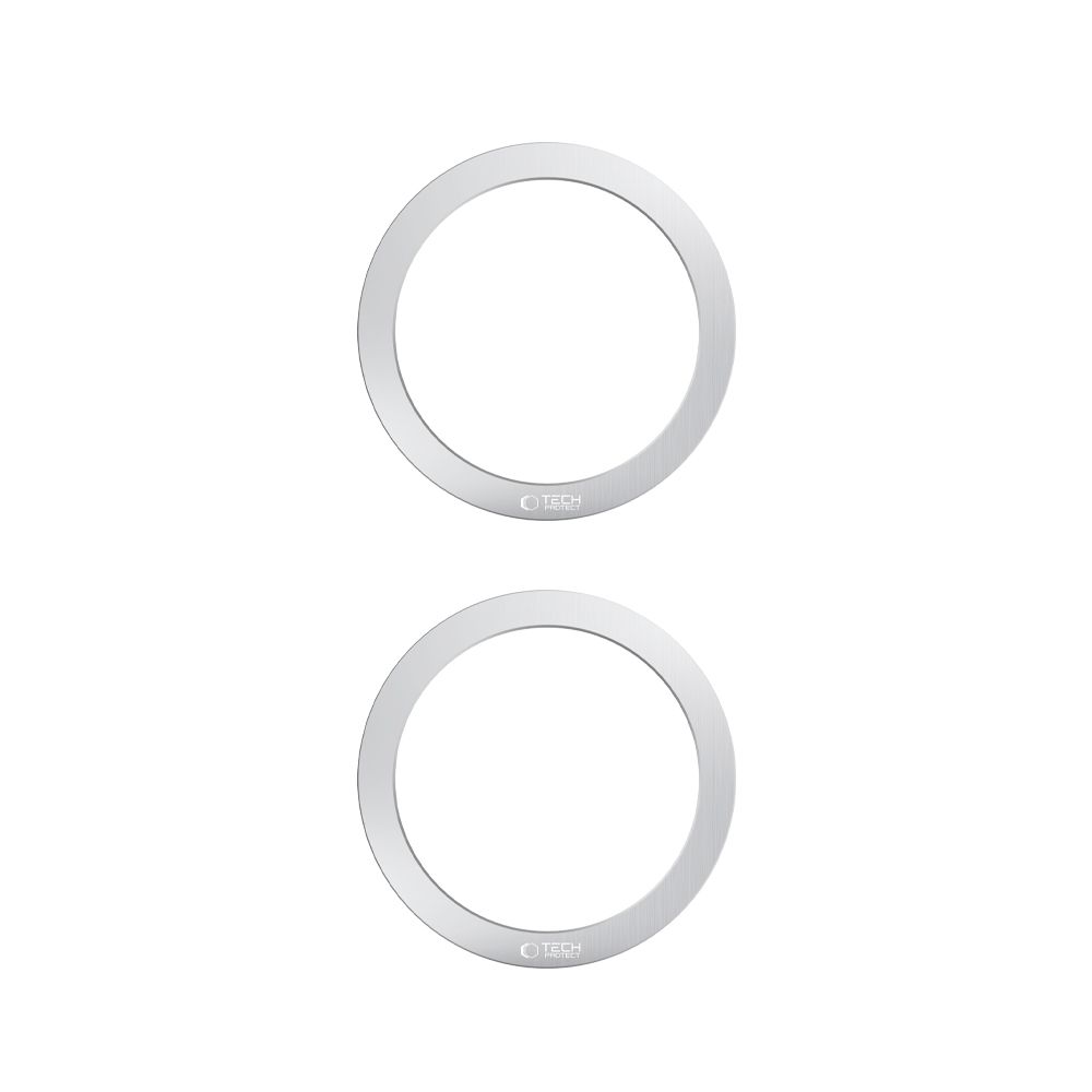 Tech-Protect Tech-Protect 2-PACK Magnetisk MagSafe Ring Silver - Teknikhallen.se