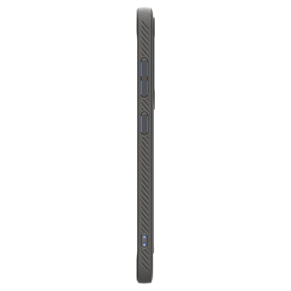 Spigen Spigen Galaxy S25 Skal MagSafe Rugged Armor Marble Grey - Teknikhallen.se